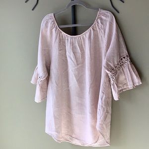 Blouse - Plus Size - Linen